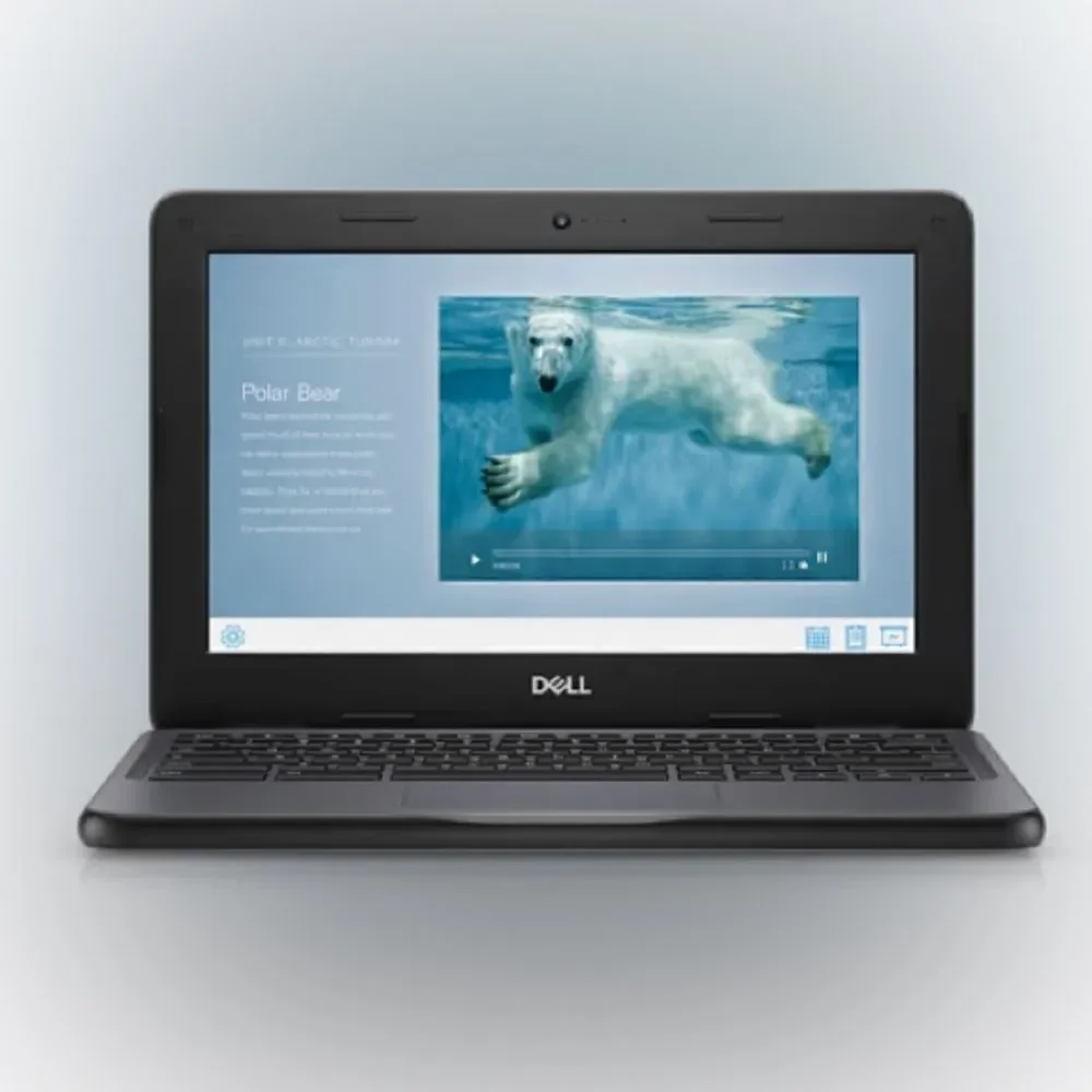 DELL 2 in 1 Chromebook 3100 Laptop in Gray Gunmetal Color (refurbished/used)